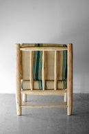 モロッコ ウッド×ファブリック アームチェア<br>大阪店 - ヴィンテージ SHARK ATTACK