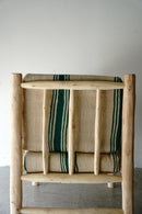 モロッコ ウッド×ファブリック アームチェア<br>大阪店 - ヴィンテージ SHARK ATTACK