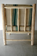 モロッコ ウッド×ファブリック アームチェア<br>大阪店 - ヴィンテージ SHARK ATTACK