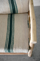 モロッコ ウッド×ファブリック アームチェア<br>大阪店 - ヴィンテージ SHARK ATTACK