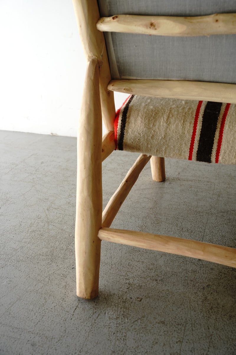 Morocco Wood x Fabric Chair Osaka Store