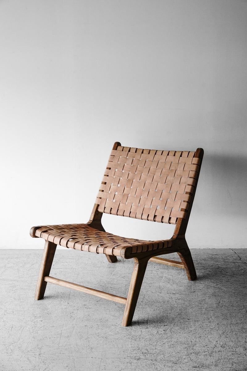 Morocco Wood x Leather Chair Yamato store, Osaka store, Sendagaya store