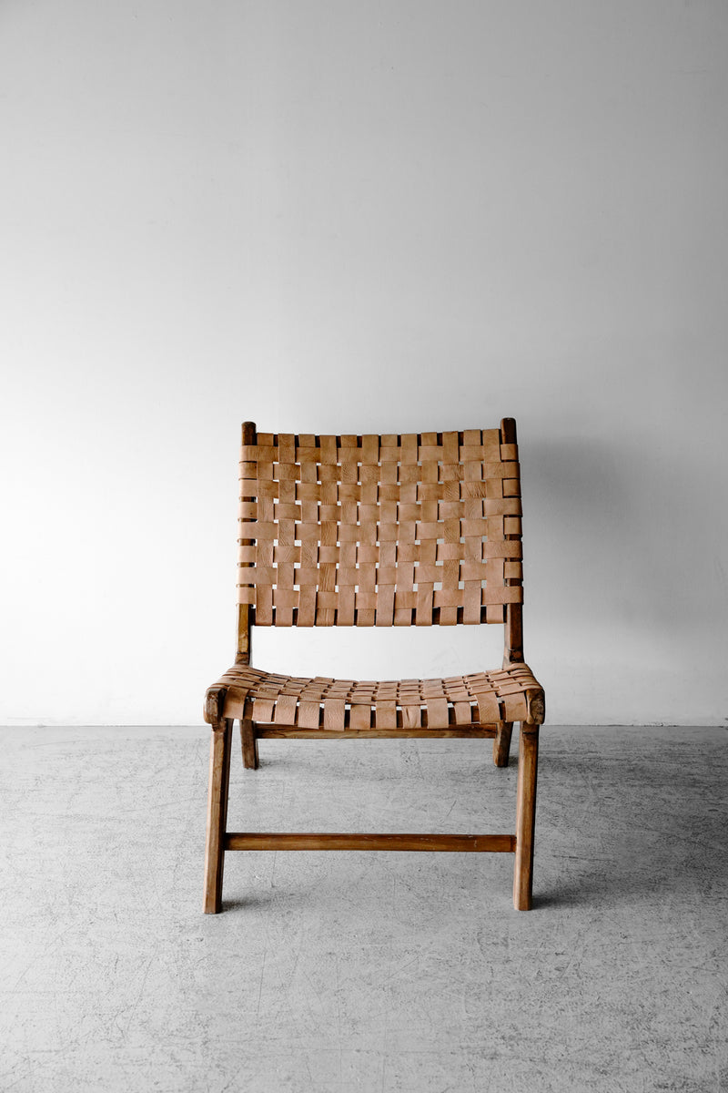 Morocco Wood x Leather Chair Yamato store, Osaka store, Sendagaya store