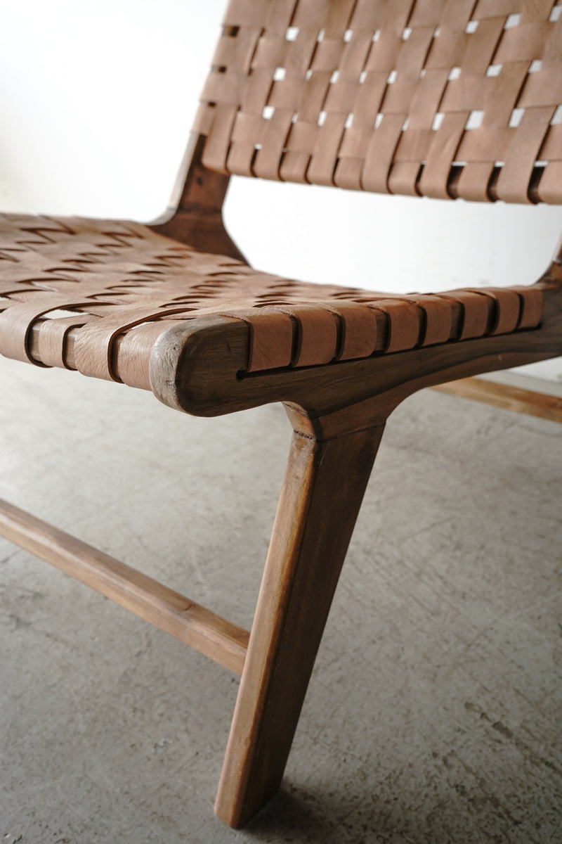 Morocco Wood x Leather Chair Yamato store, Osaka store, Sendagaya store