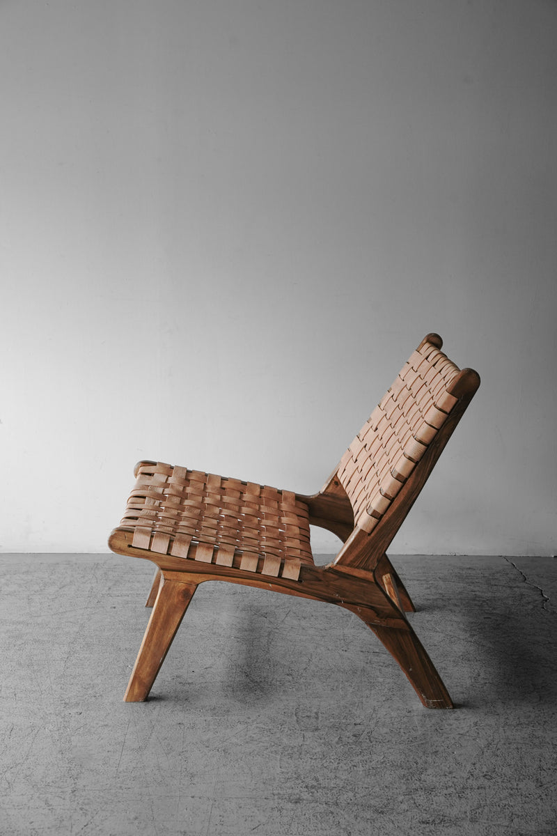 Morocco Wood x Leather Chair Yamato store, Osaka store, Sendagaya store