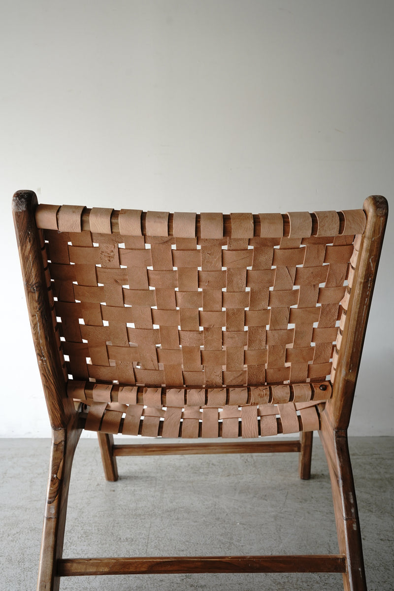 Morocco Wood x Leather Chair Yamato store, Osaka store, Sendagaya store