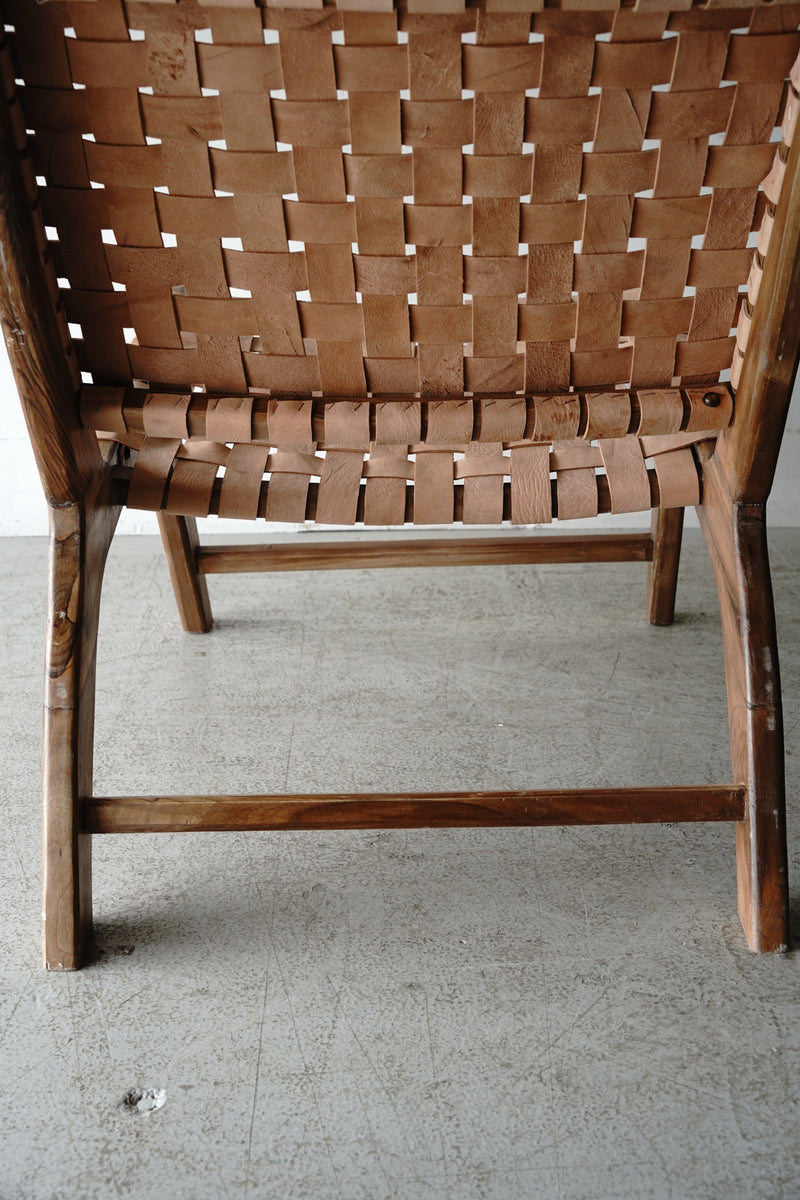 Morocco Wood x Leather Chair Yamato store, Osaka store, Sendagaya store