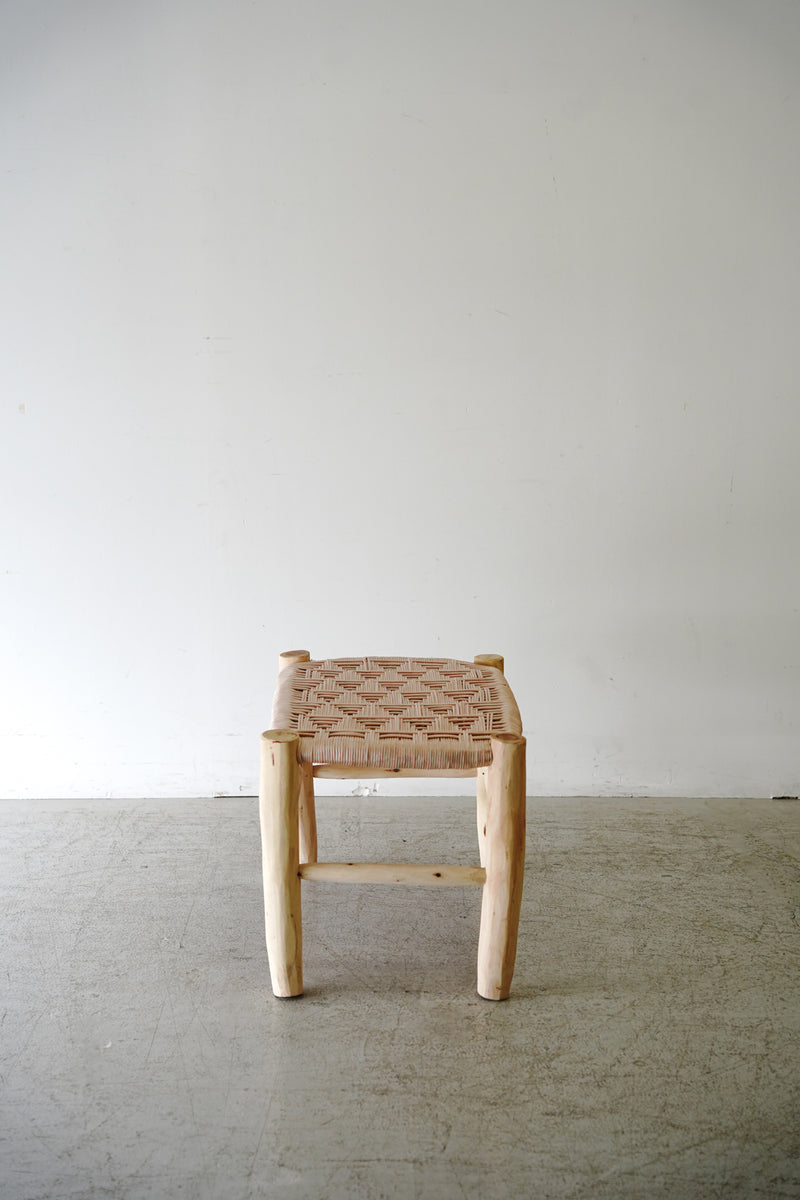 Morocco wood x cord bench (S)<br> Yamato store, Osaka store