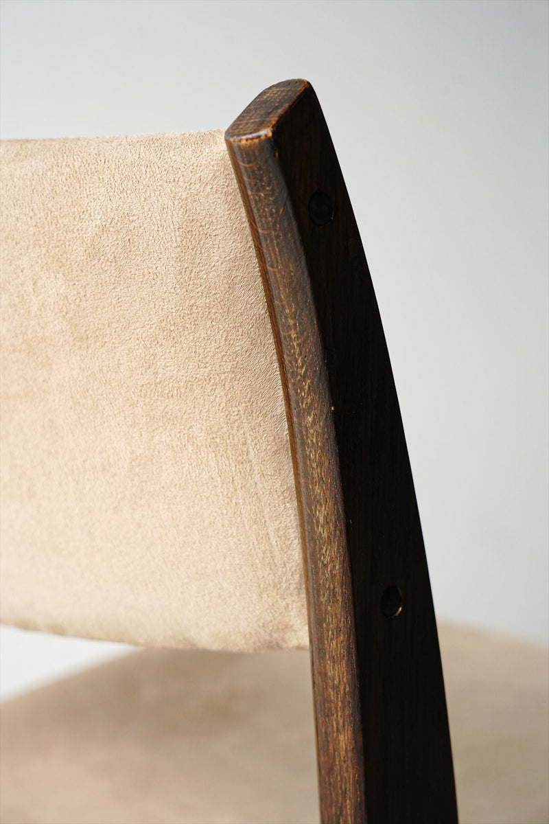 Teak wood fabric chair made by Denmark “SKOVBY”<br> Vintage Yamato store/Sendagaya store