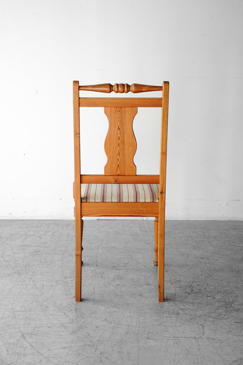 Pinewood Fabric Chair Vintage Yamato Store 