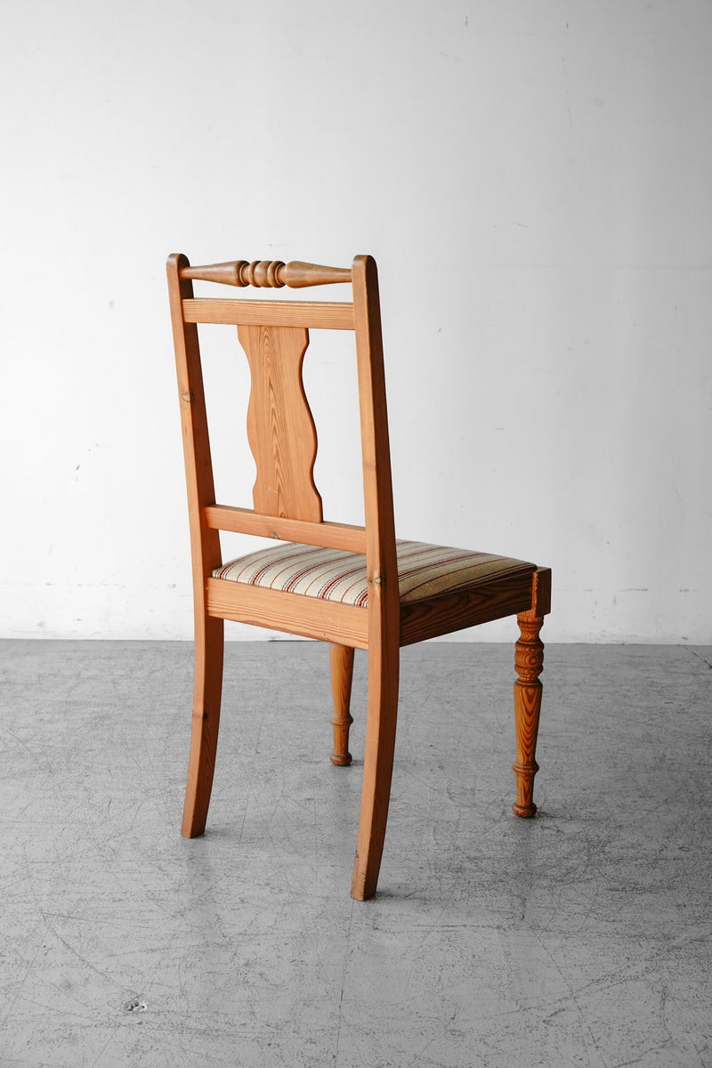 Pinewood Fabric Chair Vintage Yamato Store 