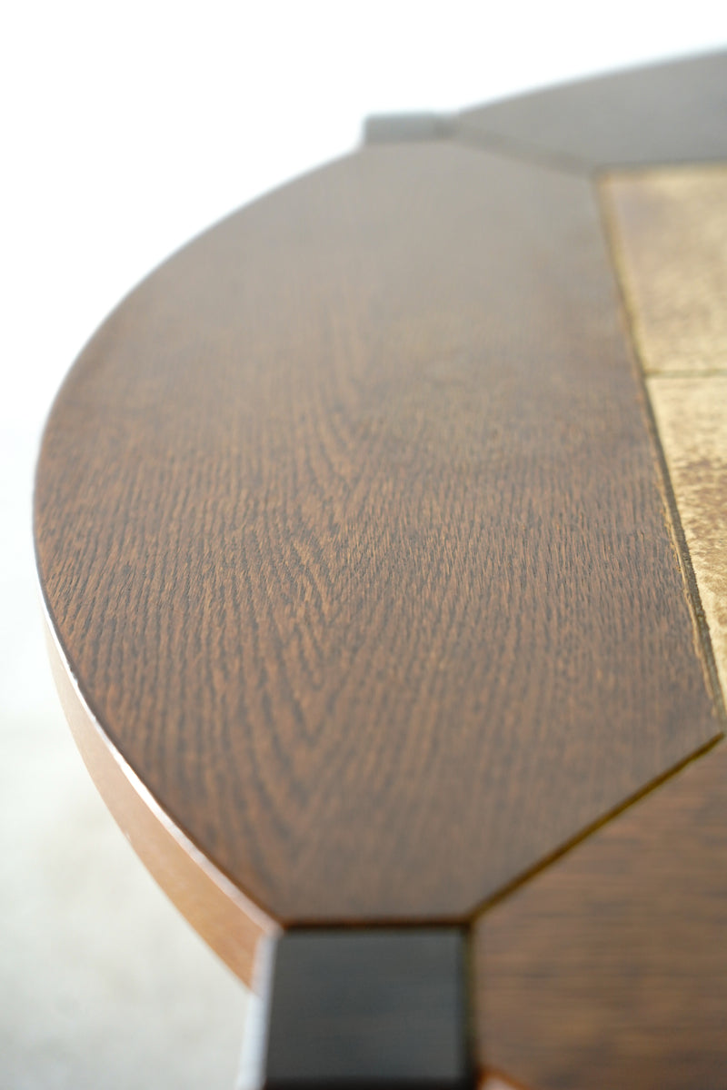 Teak wood tile top coffee table vintage Sendagaya store 