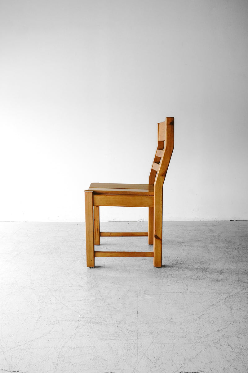 pinewood chair<br> vintage<br> Sendagaya store