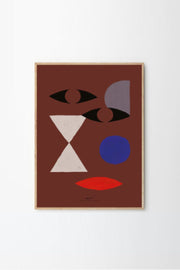 TPC116 Abstract Face 50×70 , 70×100<br>bob's box、大阪店・reload店 - ヴィンテージ SHARK ATTACK