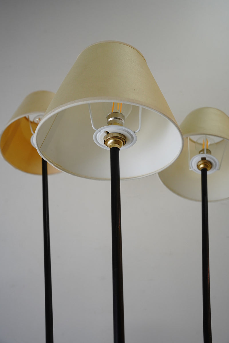 3-light wrought iron floor lamp vintage<br> Sendagaya store