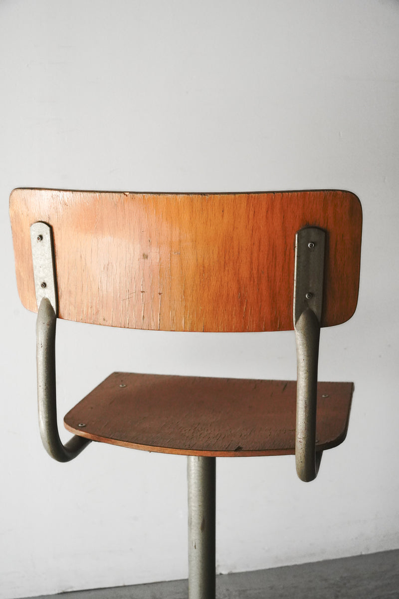 plywood school chair<br> vintage<br> Yamato store