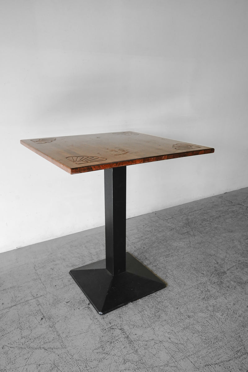 Wood table top 700×700<br> vintage yamato store