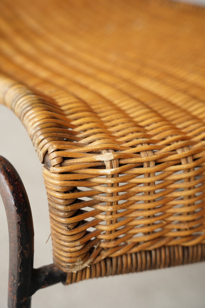 60’s American "Frederick Weinberg" ”Wicker Iron Chair”<br>ガーデンチェア <br>ヴィンテージ  <br>千駄ヶ谷店