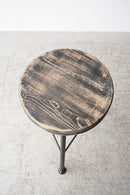 ウッド×アイアン スツール<br>ヴィンテージ<br>大阪店 - ヴィンテージ SHARK ATTACK