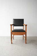 オークウッド×レザー アームチェア <br>ヴィンテージ <br>大和店・大阪店 - ヴィンテージ SHARK ATTACK