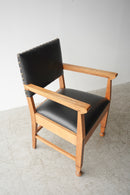 オークウッド×レザー アームチェア <br>ヴィンテージ <br>大和店・大阪店 - ヴィンテージ SHARK ATTACK