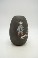 セラミック フラワーベース<br>ヴィンテージ<br>大和店 - ヴィンテージ SHARK ATTACK