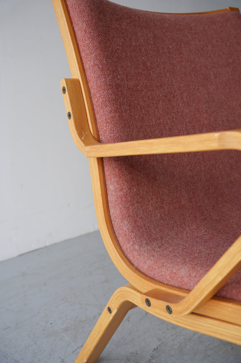 plywood fabric armchair vintage<br> Osaka store