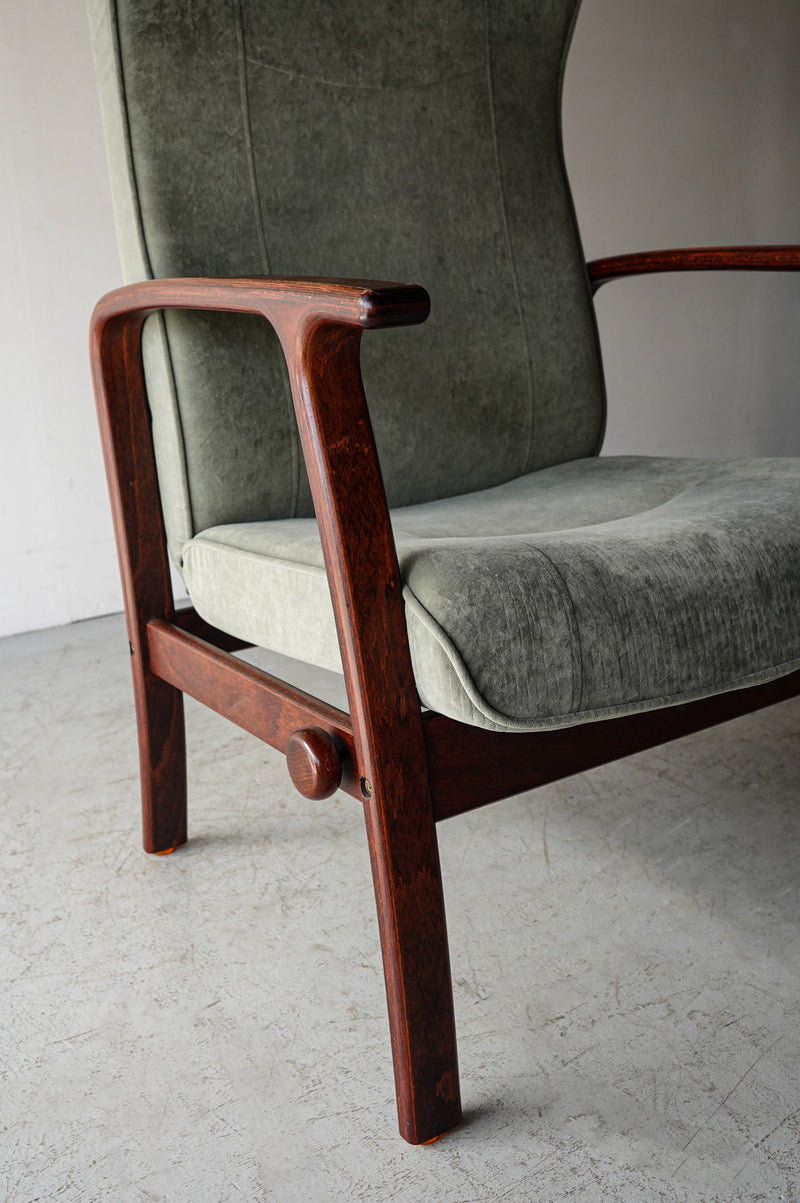 (Casters may be removed) Lounge chair/1P sofa<br> vintage<br> Osaka store text price size not available