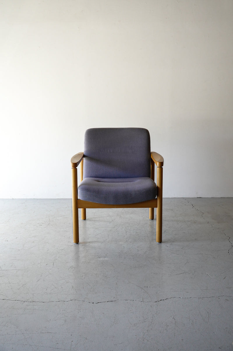 Kusch+Co Wood x Fabric Lounge Chair Vintage Osaka Store