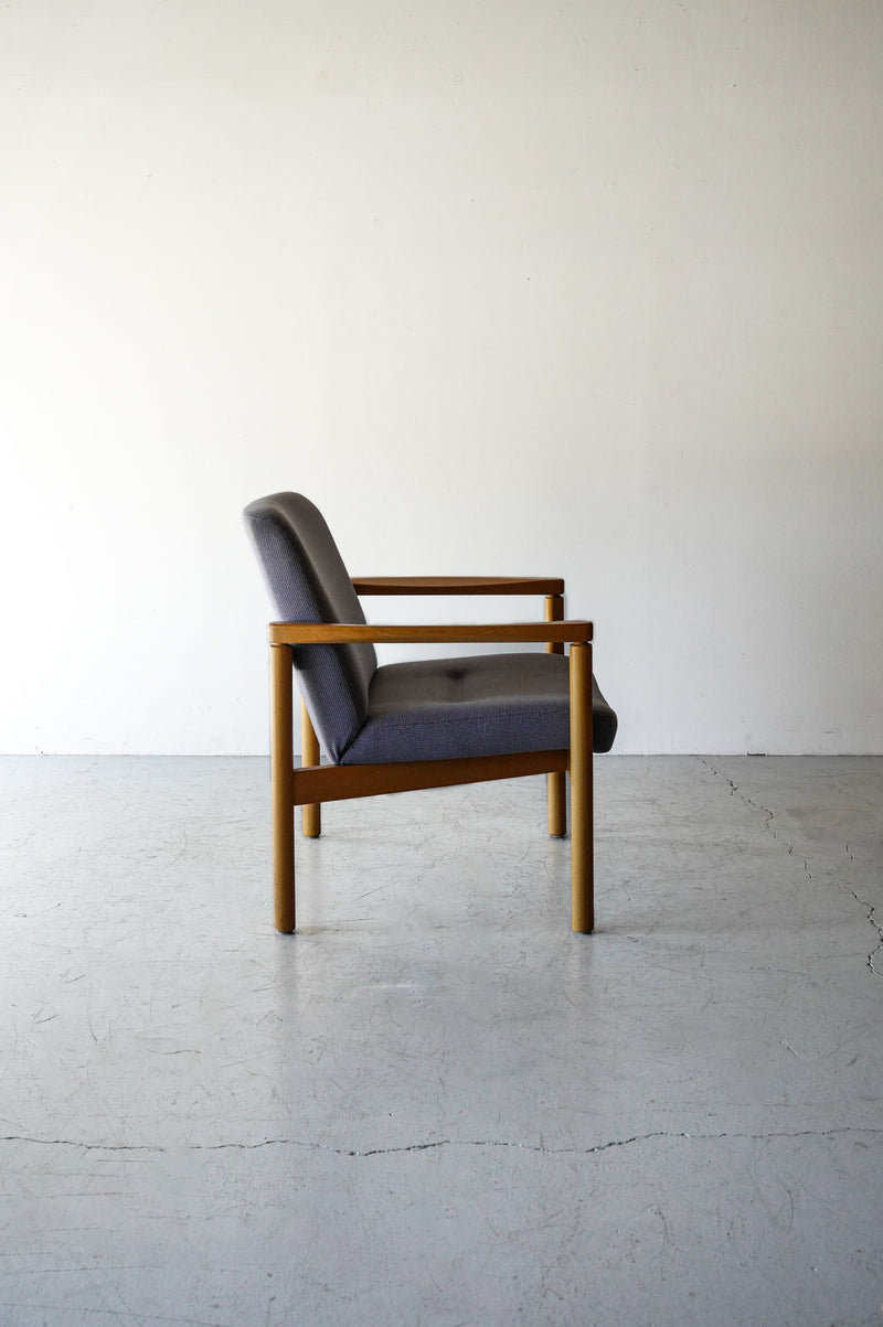 Kusch+Co Wood x Fabric Lounge Chair Vintage Osaka Store