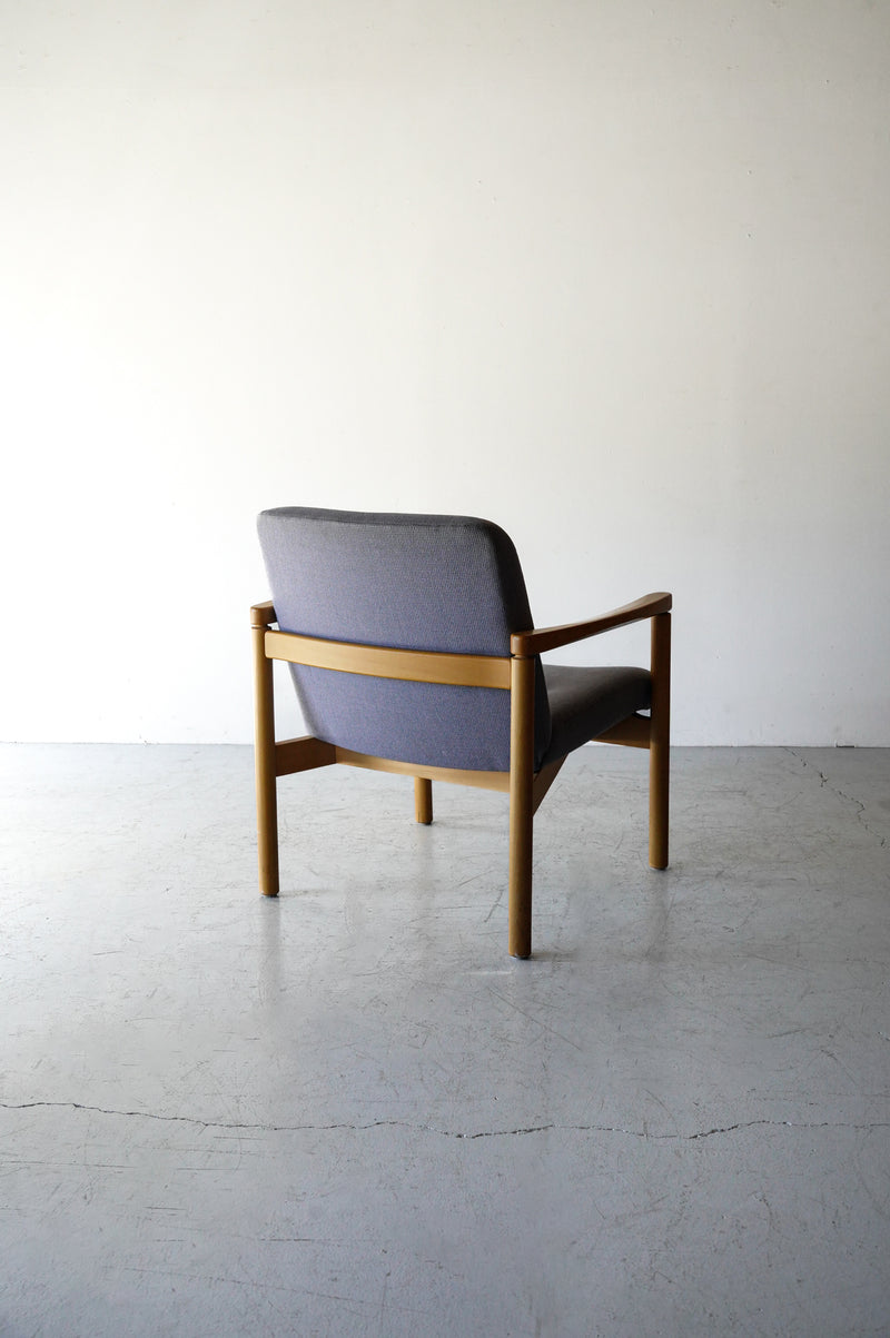 Kusch+Co Wood x Fabric Lounge Chair Vintage Osaka Store