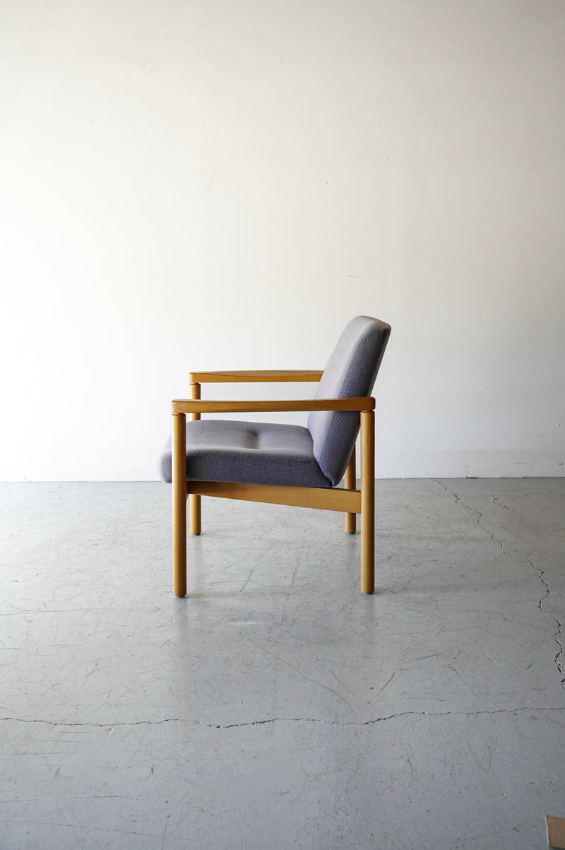 Kusch+Co Wood x Fabric Lounge Chair Vintage Osaka Store