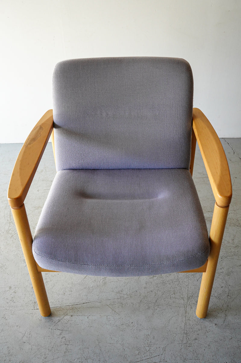 Kusch+Co Wood x Fabric Lounge Chair Vintage Osaka Store