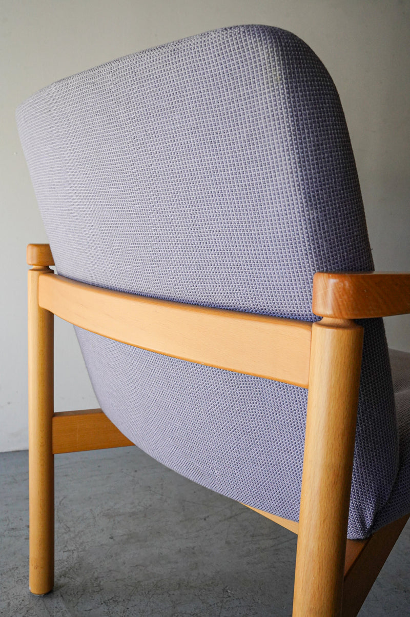 Kusch+Co Wood x Fabric Lounge Chair Vintage Osaka Store