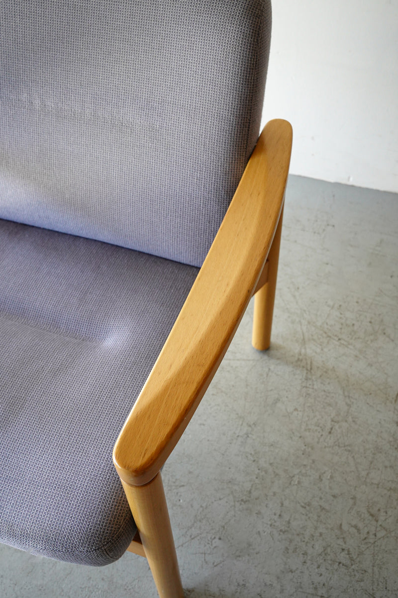 Kusch+Co Wood x Fabric Lounge Chair Vintage Osaka Store