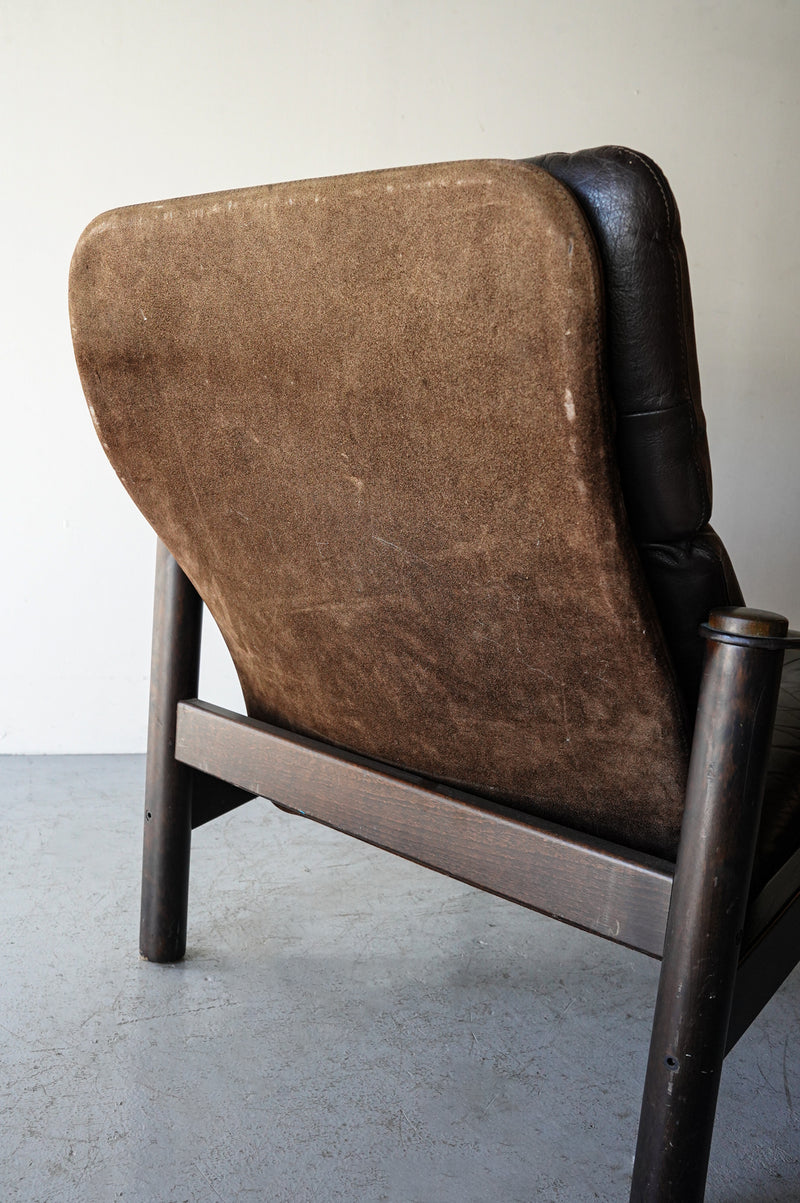 Kusch+Co Wood x Fabric Lounge Chair Vintage Osaka Store