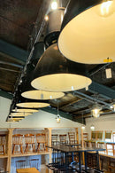 "Elektrosvit"< br>インダストリアル ペンダントランプ <br>1950's-60's <br>CzechSlovakia <br> - ヴィンテージ SHARK ATTACK