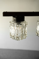 3灯カッティングガラス シャンデリア<br>CzechSlovakia <br>大阪店 - ヴィンテージ SHARK ATTACK