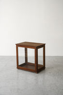 ウッド×ガラス ショーケース <br>cerote antiques