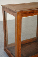 ウッド×ガラス ショーケース <br>cerote antiques