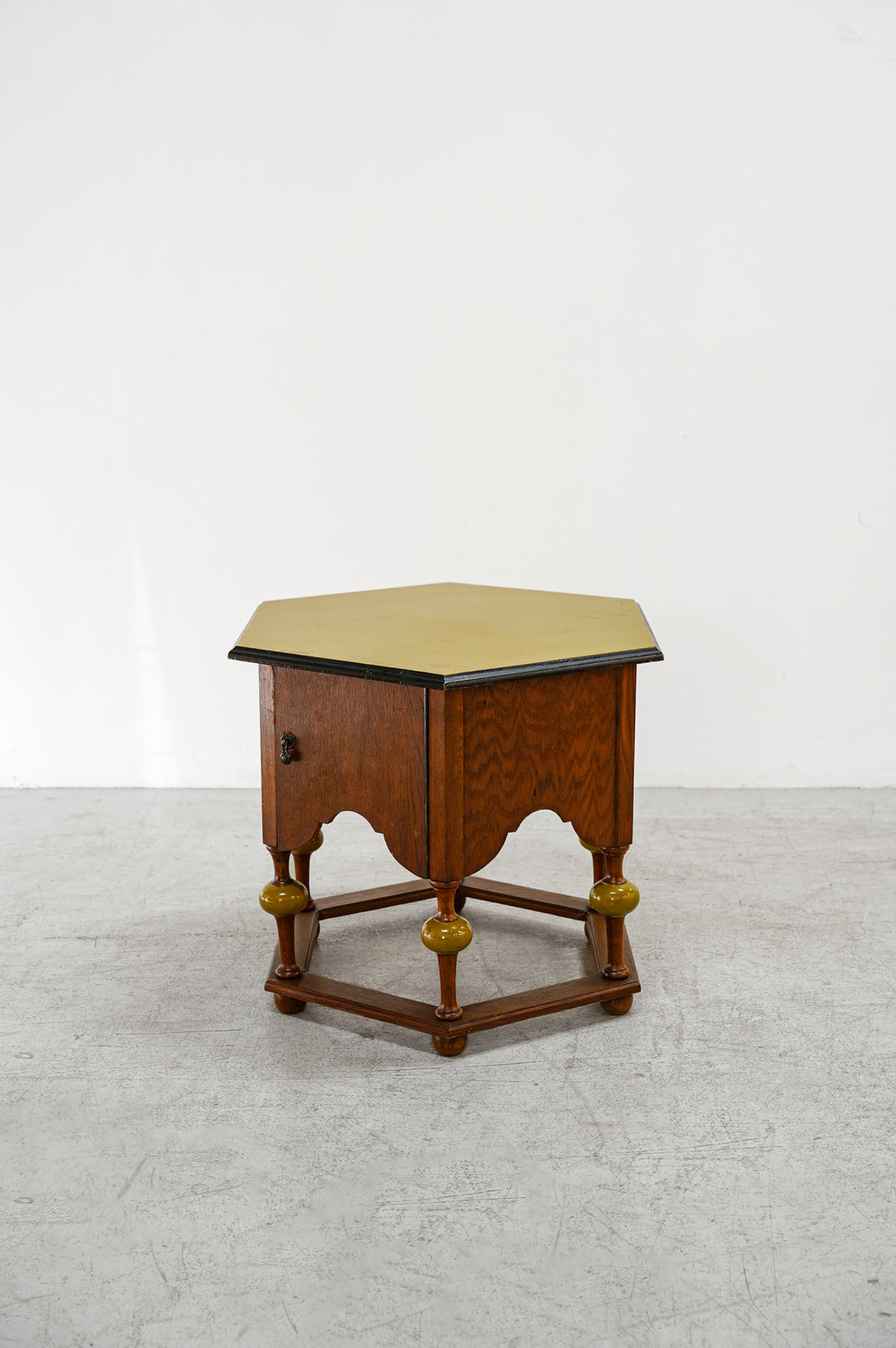 ヴィンテージウッドサイドテーブル SHARK ATTACK 送料込