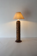 オルゴールシリンダー リメイクランプ<br>1960~1970's , Denmark<br>cerote antiques - ヴィンテージ SHARK ATTACK