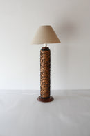 オルゴールシリンダー リメイクランプ<br>1960~1970's , Denmark<br>cerote antiques - ヴィンテージ SHARK ATTACK