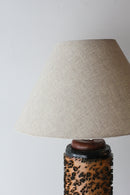 オルゴールシリンダー リメイクランプ<br>1960~1970's , Denmark<br>cerote antiques - ヴィンテージ SHARK ATTACK