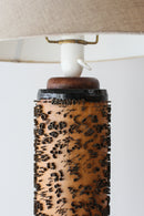 オルゴールシリンダー リメイクランプ<br>1960~1970's , Denmark<br>cerote antiques - ヴィンテージ SHARK ATTACK