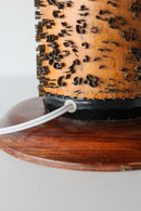 オルゴールシリンダー リメイクランプ<br>1960~1970's , Denmark<br>cerote antiques - ヴィンテージ SHARK ATTACK