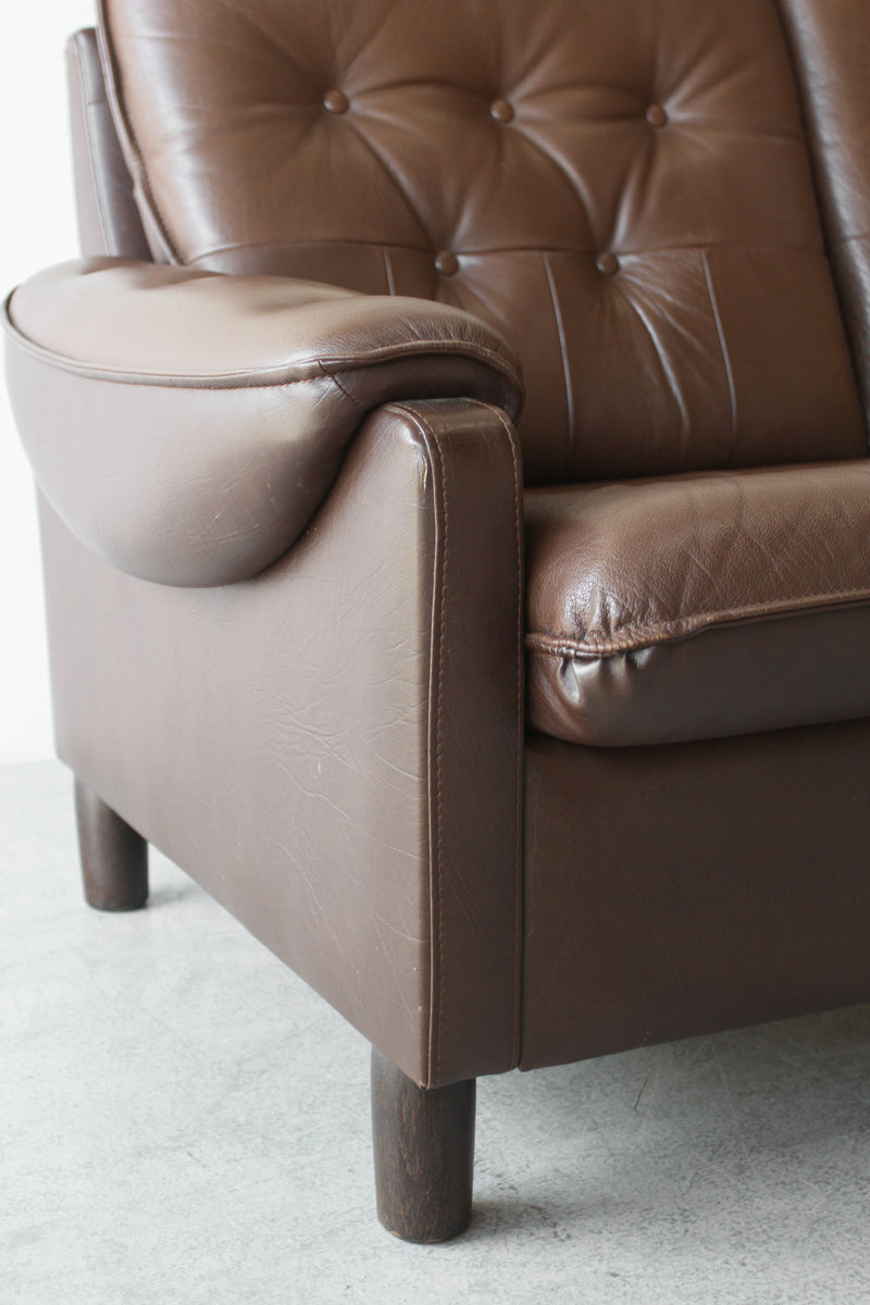 レザー 3シーター ソファ<br>大和店 - ヴィンテージ SHARK ATTACK