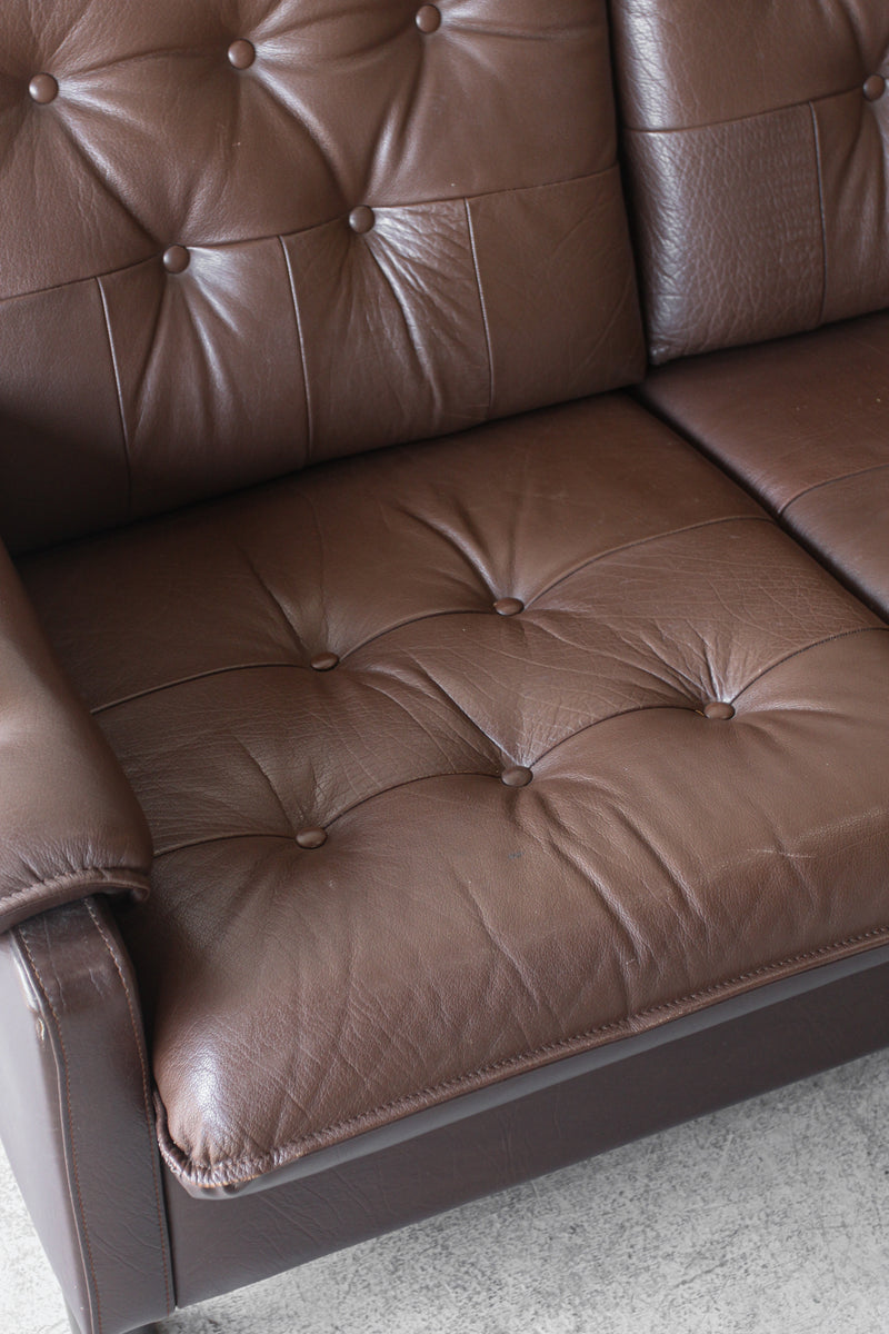 レザー 3シーター ソファ<br>大和店 - ヴィンテージ SHARK ATTACK