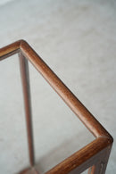 チークウッド × ガラス ショーケース/シェルフ<br>大和店 - ヴィンテージ SHARK ATTACK