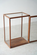 チークウッド × ガラス ショーケース/シェルフ<br>大和店 - ヴィンテージ SHARK ATTACK